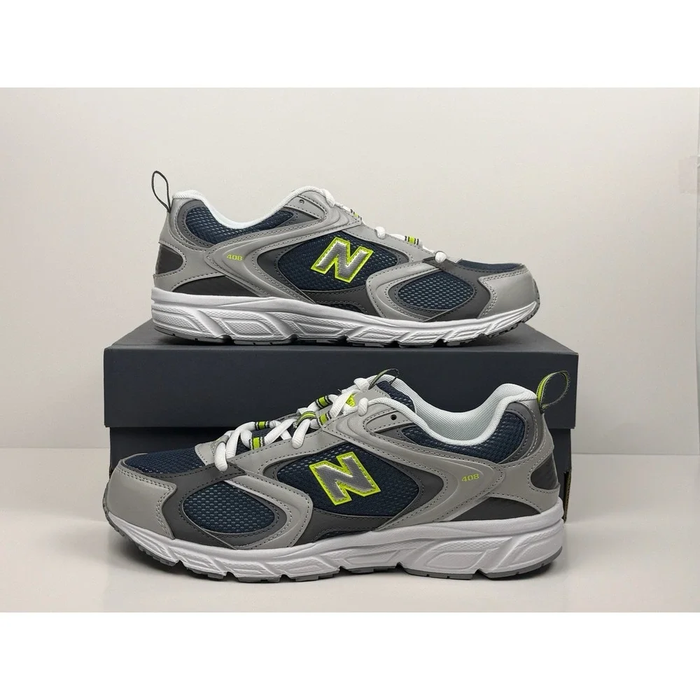 New Balance 408 Lifestyle Sneakers Men's Size 9 Grey/Blue/White U4082F5